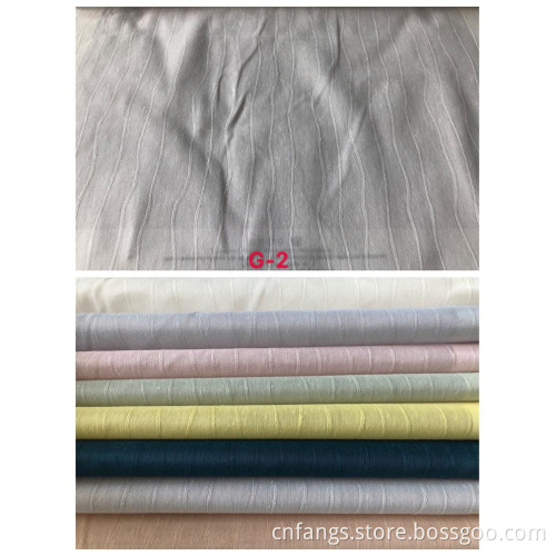 Natural Style Linen Voile Jacquard Curtain Fabric